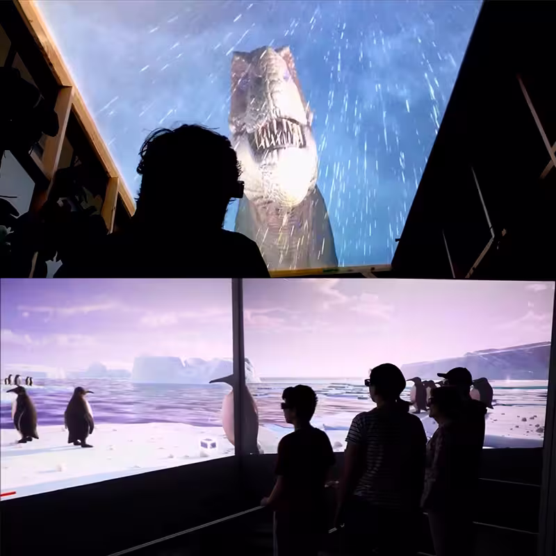 Hologram Zoo baggrunds billede